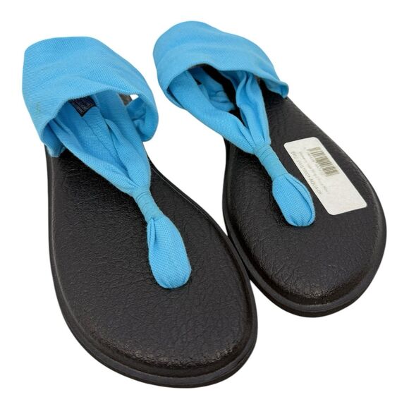 SANUK Women's Yoga Mat Sling 2 Aqua Blue Sandals Shoes Size 6 NEW - Picture 1 of 4